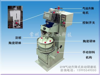氣動(dòng)升降式自動(dòng)研磨機(jī)結(jié)構(gòu)圖